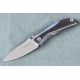 Нож складной E802 Horus black/blue 7432