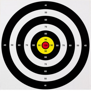 Мишень средняя (40x40) -10 шт