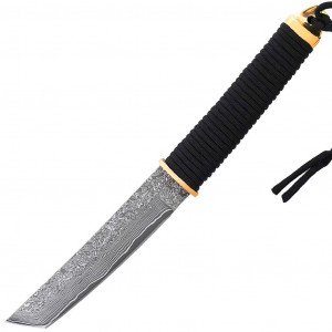 Нож нескладной 2307 HRD (дамаск) танто охотничий