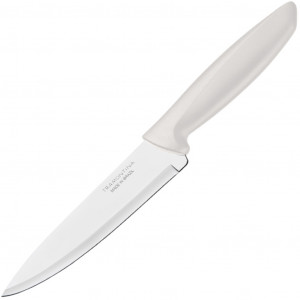 Поварской нож шеф Tramontina Plenus светло-серый 178 мм 23426/037
