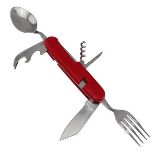 Многофункциональный нож Traveler A106C красный