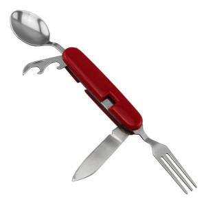 Многофункциональный нож Traveler K524B красный