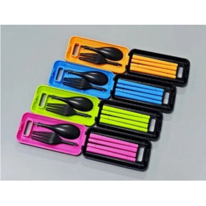 Набор столовых приборов из 3 предметов (ложка, вилка, палочки)