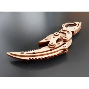 Ніж керамбіт дерев'яний конструктор