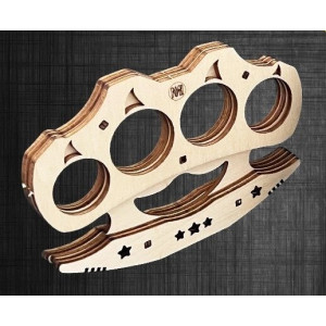 Кастет дерев'яний конструктор для дітей