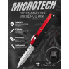 Автоматический выкидной нож Microtech Glykon Dagger M390 красный