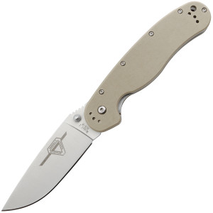 Ніж складний Ontario Rat1 (8868) GR бежевий