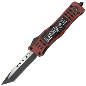 Автоматический фронтальный выкидной нож 7615 DEADPOOL