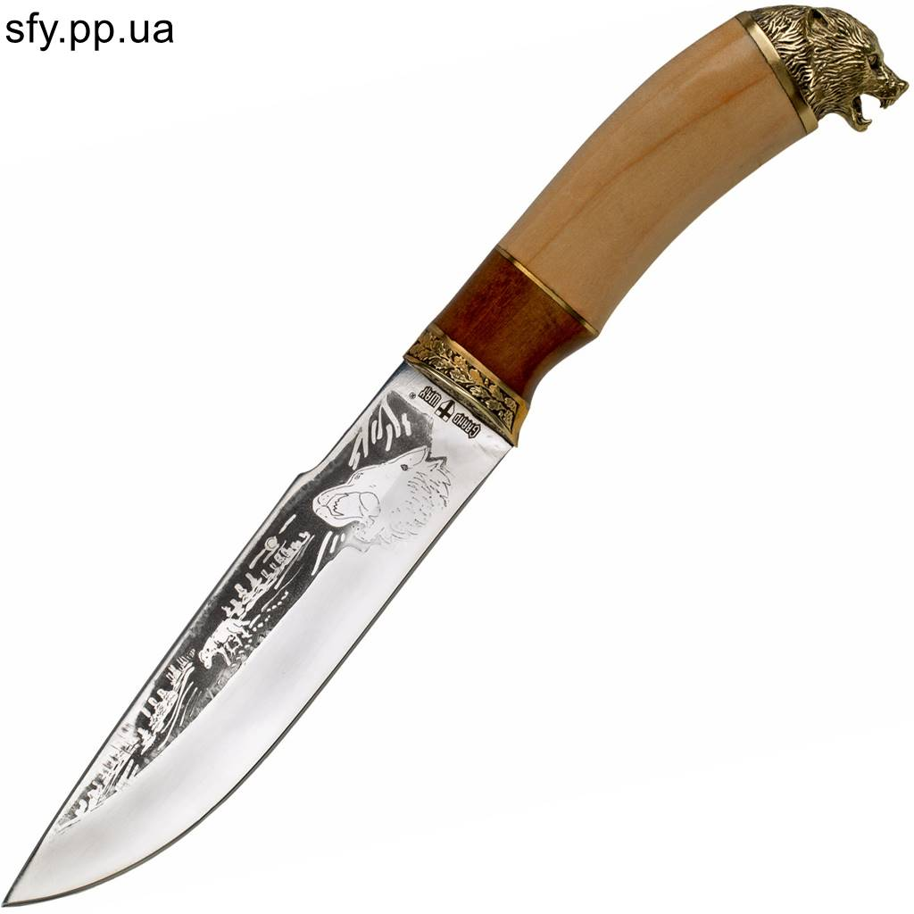 Нож охотничий Волк подарочный 2