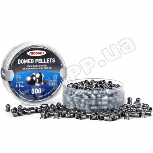 Пули Люман 0.68г Domed pellets 500 шт/пачка