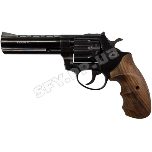 Револьвер флобера ZBROIA PROFI-4.5" (чёрный / дерево)