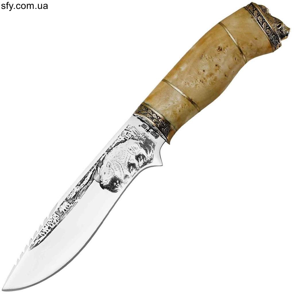 нож охотничий кабан-3 (с рисунком) - кап