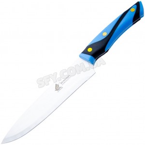 Нож поварской C056-8 Голубая рукоять